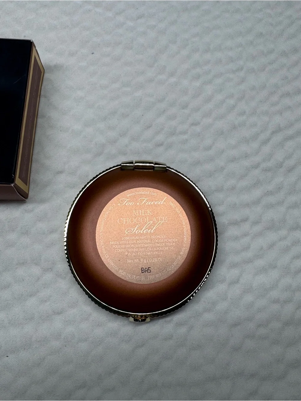 Too Faced Milk Chocolate Soleil Matte Bronzer 0.28 oz Opened Unused